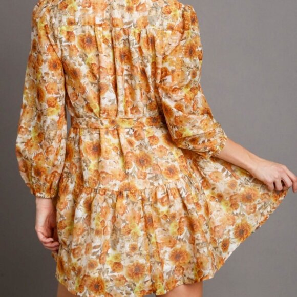 Sunflower Cal Dress - umgee - Picture 3 of 3